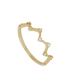 Anillo Annie Plata Dorada