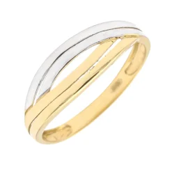 Anillo Dala Oro Bicolor 18K