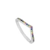 Anillo Dora Multicolor Plata