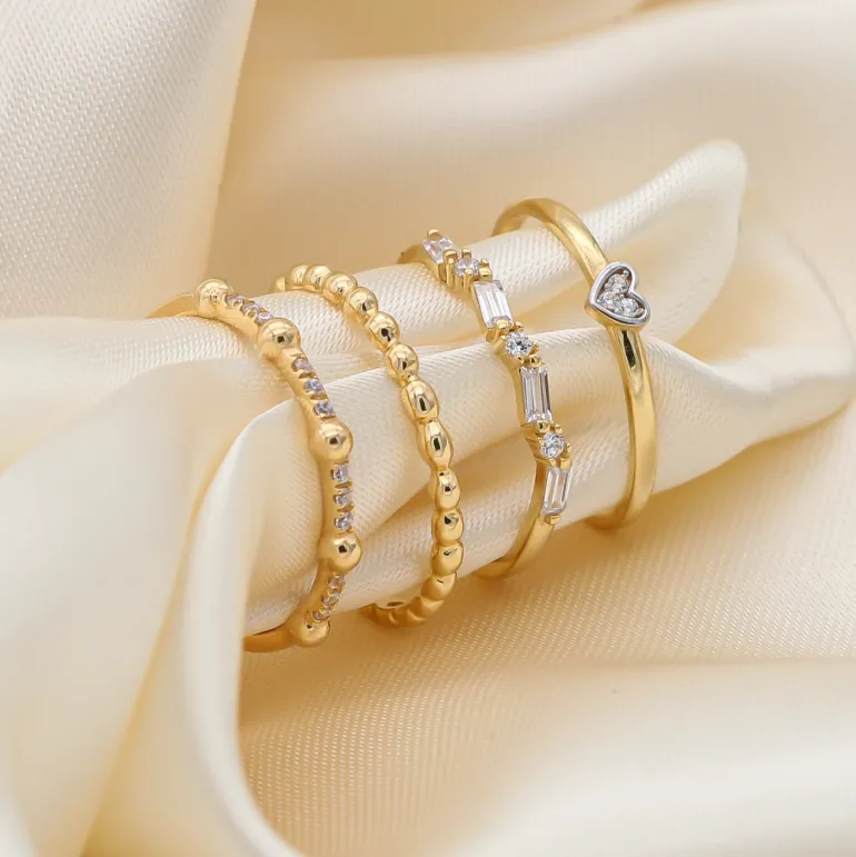 Anillo Dots Oro 18K