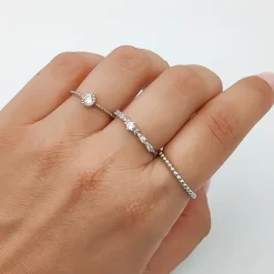 Anillo Dots Plata