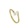 Anillo Elda Plata Dorada