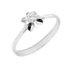 Anillo Florencia Diamante 0,16ct E-VS1 Oro Blanco 18K