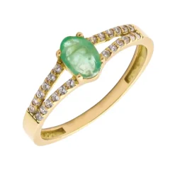 Anillo Hera Esmeralda Oro 18K
