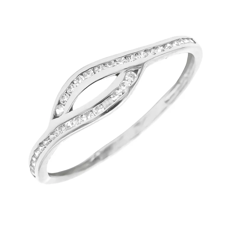 Anillo Ivet Oro Blanco 18K