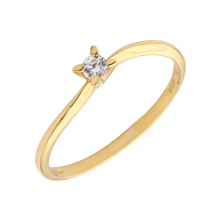 Anillo Izel Diamante 0,063ct Oro 18K