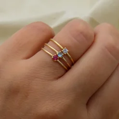 Anillo Kai Blue Oro 18K