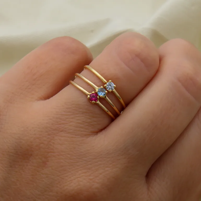 Anillo Kai Red Oro 18K