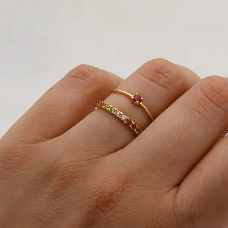Anillo Kai Red Oro 18K