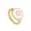 Anillo Kin Plata Dorada