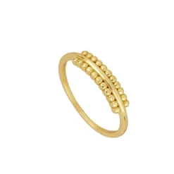 Anillo Leah Plata Dorada