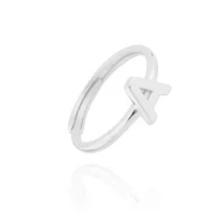 Anillo Letra Plata