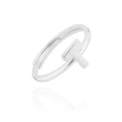 Anillo Letra Plata