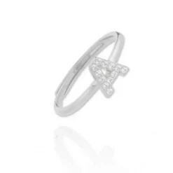 Anillo Letter Plata