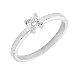 Anillo Miriam Diamante 0,20ct F-SI Oro Blanco 18K
