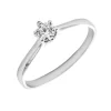 Anillo Monique Diamante 0,20ct G-VS Oro Blanco 18K