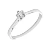 Anillo Monique Diamante 0,15ct G-VS Oro Blanco 18K