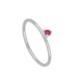 Anillo Neila Fucsia Plata