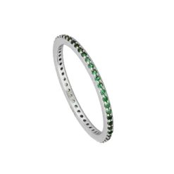 Anillo Nera Verde Plata