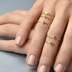 Anillo Rayo Plata
