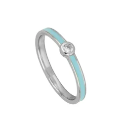 Anillo Roli Turquesa Plata