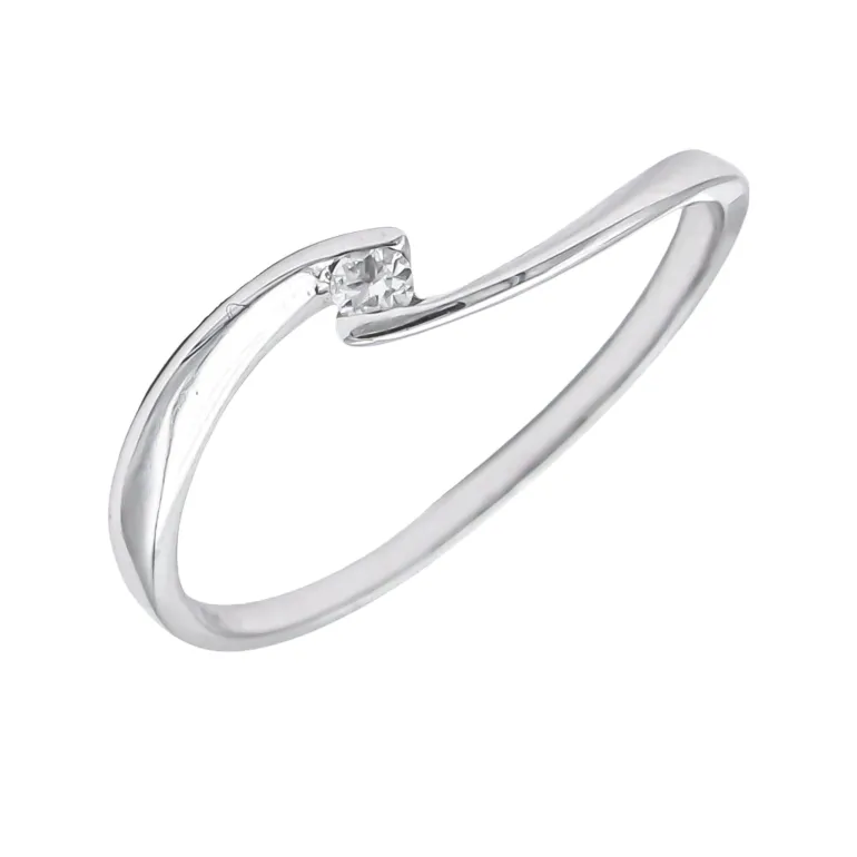 Anillo Scarlett Diamante G-VS Oro Blanco 18K