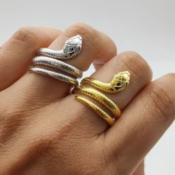 Anillo Serpiente Plata