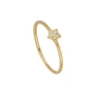 Anillo Star Plata Dorada