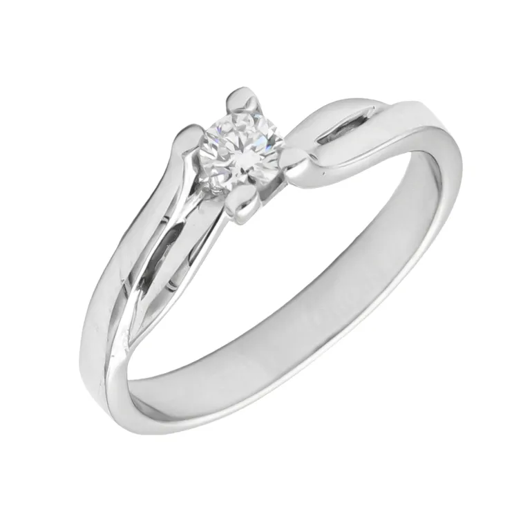 Anillo Tori Diamante G-VS Oro Blanco 18K