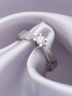 Anillo Varenna Diamante 0,19ct G-VS Oro Blanco 18K