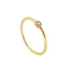 Anillo Vega Plata Dorada
