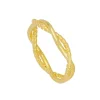 Anillo Zayra Plata Dorada