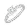 Anillo Zenin Diamantes 0,83ct DF-VVS Oro Blanco 18K