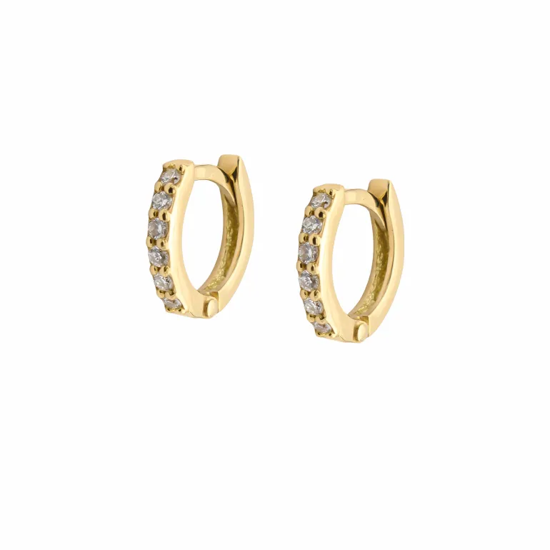 Aros Acra Diamantes 0,12ct G-VS Oro 18K