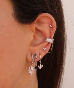 Aros Azahara Plata