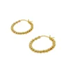 Aros Balls Plata Dorada