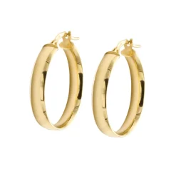 Aros Caña Espesso 22mm Oro 18K