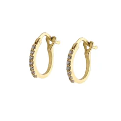 Aros Danae 10mm Oro 18K