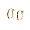 Aros Danae 10mm Rubí 0,172ct Oro 18K