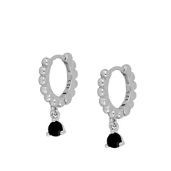 Aros Dome Black Plata
