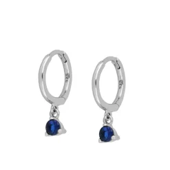 Aros Dunia Blue Plata
