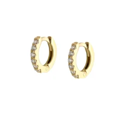Aros Dunia Diamantes 0,18ct EF-SI Oro 18K