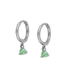 Aros Dunia Green Plata