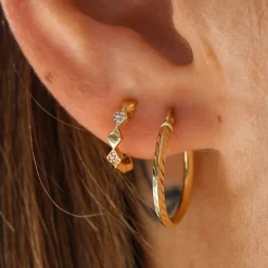 Aros Eledia 12mm Oro 18K