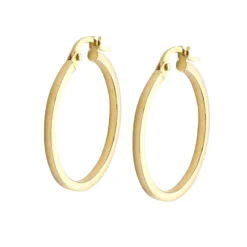 Aros Escuare 22mm Oro 18K