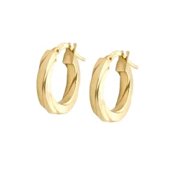 Aros Espirelli 15mm Oro 18K