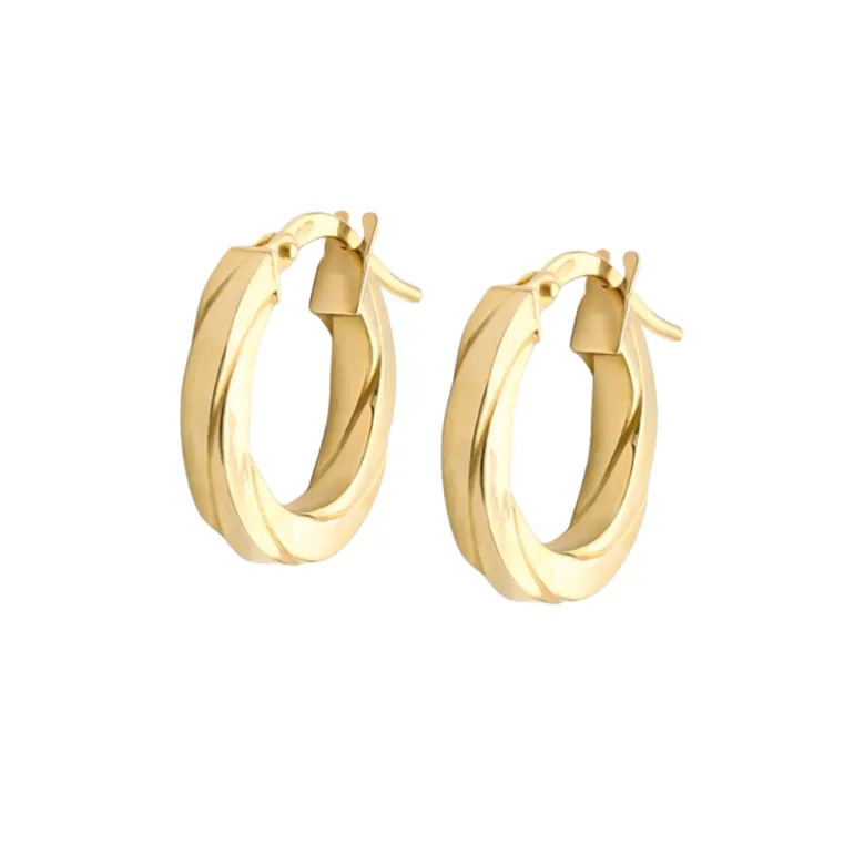 Aros Espirelli 15mm Oro 18K