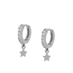 Aros Estrellita Plata