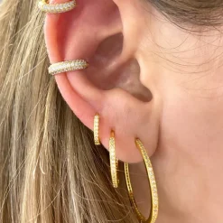 Aros Helena 20mm Plata