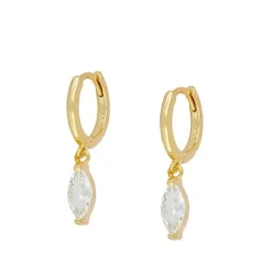 Aros Leonor Plata Dorada